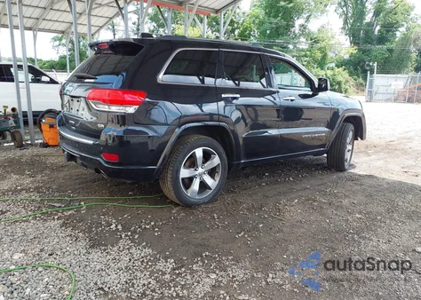 2014 Jeep Grand Cherokee Overland z USA, uszkodzony, nr VIN 1C4RJFCG4EC355890